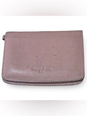 Quiet Luxury Comme Ça Du Mode SACS pink leather compact wallet